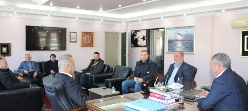 AK PARTİ İLÇE YÖNETİMİNDEN YUNAK BELEDİYESİNE ZİYARET