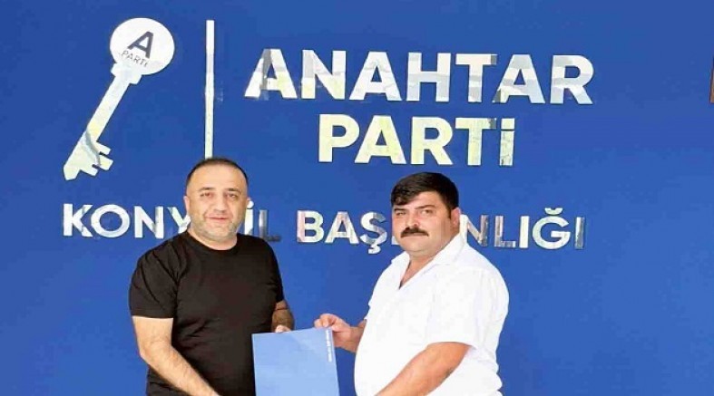ANAHTAR PARTİ YUNAK İLÇE BAŞKANI ŞAHİN: 