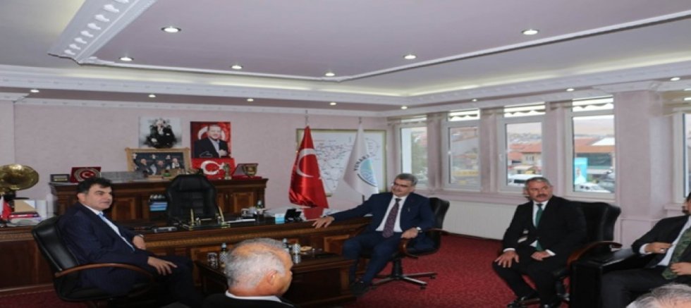 BAKAN YARDIMCISI HEYBET  BAŞKANI GÜNALTAY’I ZİYARET ETTİ