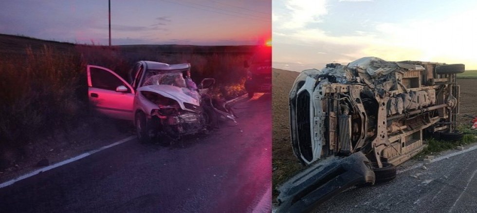 BEŞIŞIKLI MAHALLESİ'NDE TRAFİK KAZASI: 1 ÖLÜ, 5 YARALI