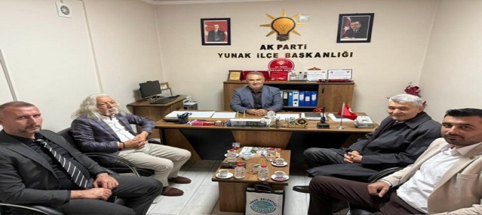 TURÇEVDER’DEN AK PARTİ YUNAK İLÇE BAŞKANLIĞINA NEZAKET ZİYARETİ