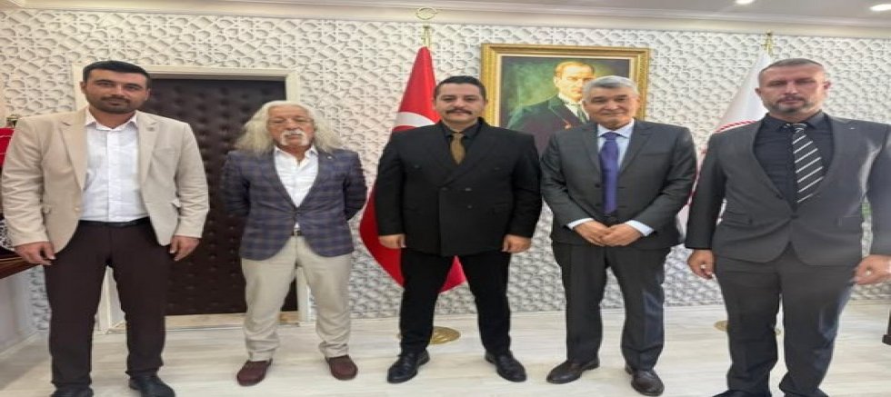 TURÇEVDER HEYETİNDEN KAYMAKAM CAN ALPEREN TAŞAVLI’YA HAYIRLI OLSUN ZİYARETİ