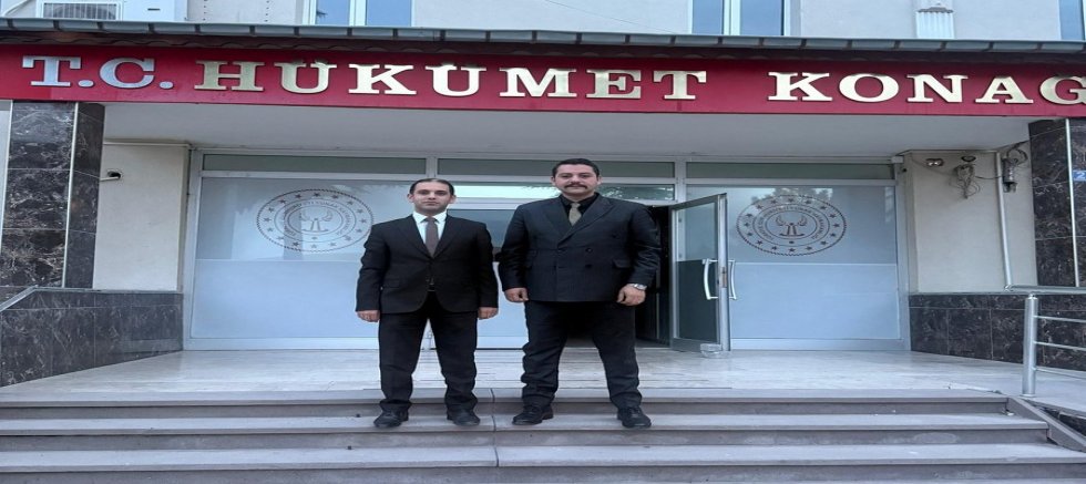 TUZLUKÇU KAYMAKAMI HARUN OKÇİN’DEN YUNAK KAYMAKAMI CAN ALPEREN TAŞAVLI’YA HAYIRLI OLSUN ZİYARETİ