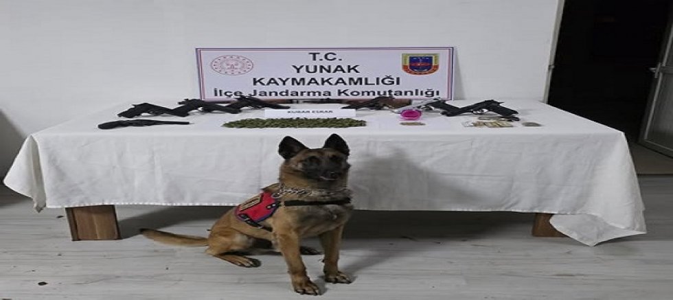 YUNAK’TA UYUŞTURUCU OPERASYONU: 4 ŞÜPHELİ GÖZALTINDA