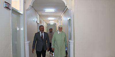 AK PARTİ GENEL MERKEZ KADIN KOLLARI HEYETİNDEN YUNAK BELEDİYESİ’NE ZİYARET