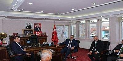 BAKAN YARDIMCISI HEYBET  BAŞKANI GÜNALTAY’I ZİYARET ETTİ