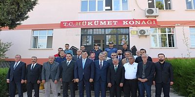 BAKAN YARDIMCISI HEYBET’TEN KAYMAKAM TAŞAVLI’YA ZİYARET