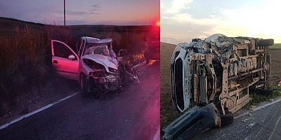 BEŞIŞIKLI MAHALLESİ'NDE TRAFİK KAZASI: 1 ÖLÜ, 5 YARALI