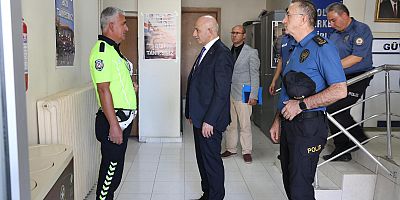 İL EMNİYET MÜDÜRÜ MAKSUT YÜKSEK’TEN YUNAK’A ZİYARET