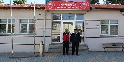 KAYMAKAM ATASOY’DAN İLÇE TARIM MÜDÜRLÜĞÜNE ZİYARET 