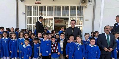 KAYMAKAM TAŞAVLI’DAN ATATÜRK İLKOKULUNA ZİYARET