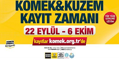 KOMEK VE ASEM’DE YENİ DÖNEM KAYITLARI BAŞLADI