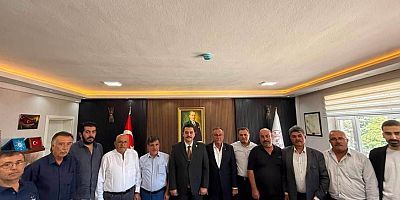 MHP YUNAK İLÇE BAŞKANLIĞI'NDAN KAYMAKAM TAŞAVLI'YA ZİYARET