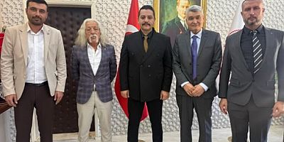 TURÇEVDER HEYETİNDEN KAYMAKAM CAN ALPEREN TAŞAVLI’YA HAYIRLI OLSUN ZİYARETİ