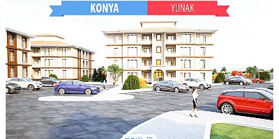 YUNAK'DA 3.ETAP TOKİ KONUTLARI 8 EKİM'DE İHALEYE ÇIKACAK