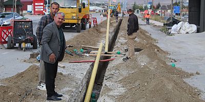 YUNAK’TA DOĞALGAZ GÜÇLENDİRME HATTI ÇALIŞMALARI BAŞLADI