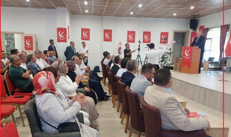 YENİDEN REFAH PARTİSİ YUNAK İLÇE BAŞKANI MUHAMMED ALTUNER GÜVEN TAZELEDİ