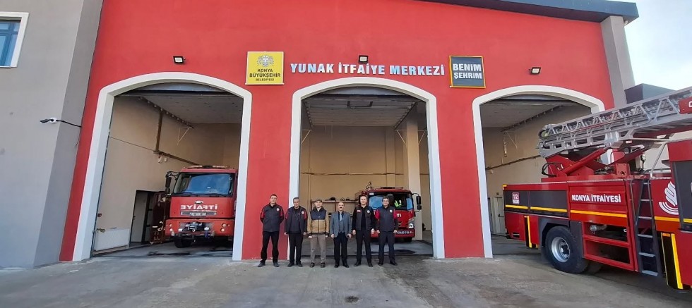 YUNAK'TAKİ 1. SINIF ÖĞRENCİLERİ İTFAİYE BİLİNCİ KAZANIYOR